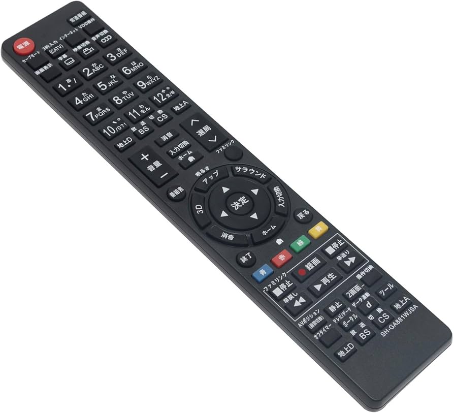 Amazon | 液晶テレビ用リモコン GA881WJSA GA888WJSA GA912WJSA fit