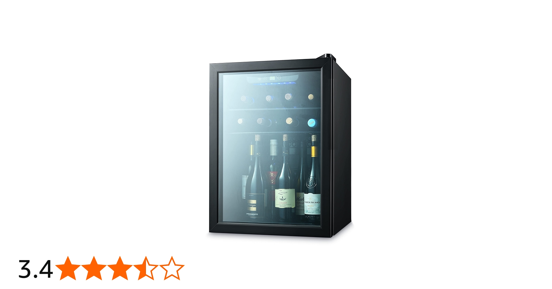 Amazon.co.jp: Rintuf ワインセラー コンプレッサー式 22本収納 70L