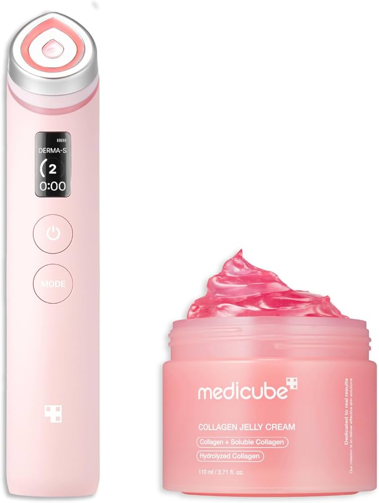 Amazon.com: medicube Pink Skincare Set for Glass Glow Skin: Age-R