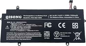 Amazon.co.jp: QISONG ノートパソコン 交換バッテリー PA5136U-1BRS