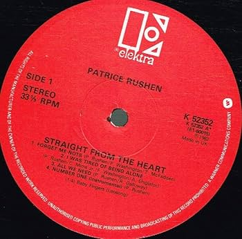 Amazon.com: Straight From The Heart By Patrice Rushen Record Vinyl