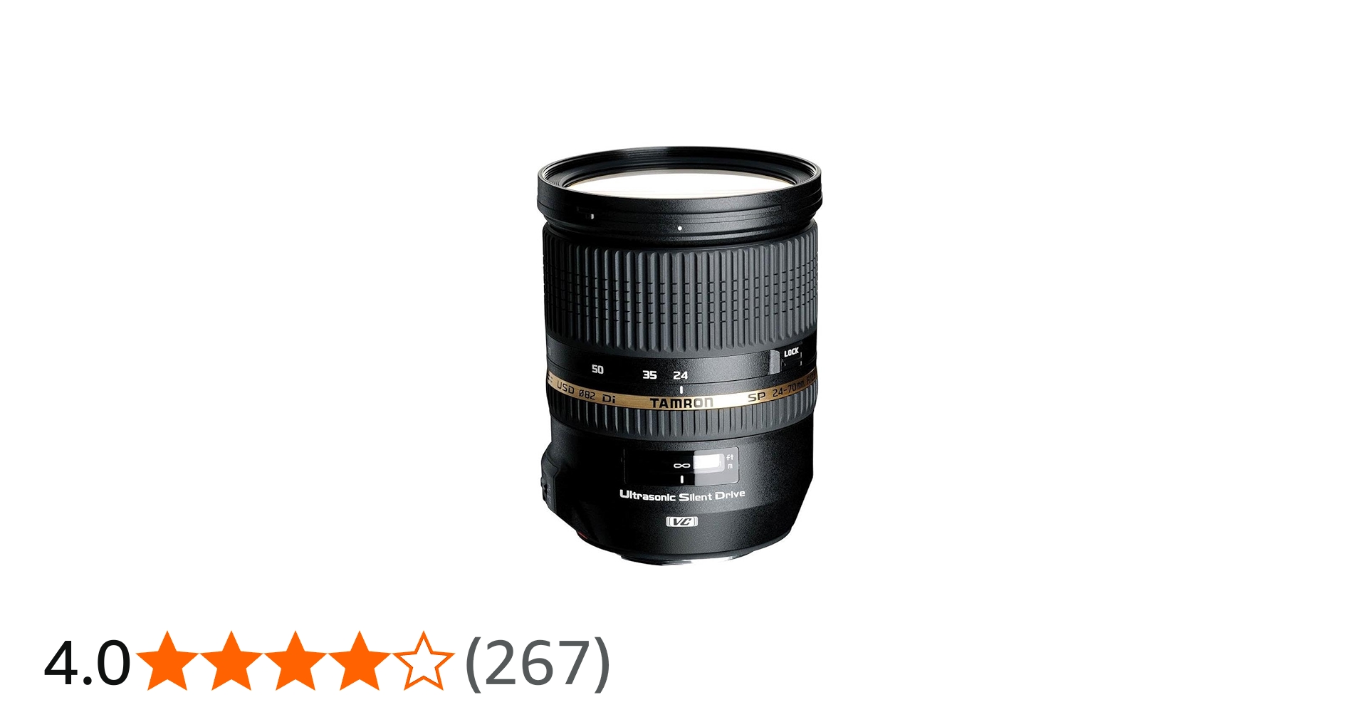 Tamron SP 24-70mm F/2.8 DI VC USD Fast Zoom Lens for Canon DSLR