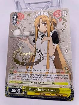 Amazon.co.jp: メイド服のアスナ 英語版プロモ ヴァイスシュヴァルツ
