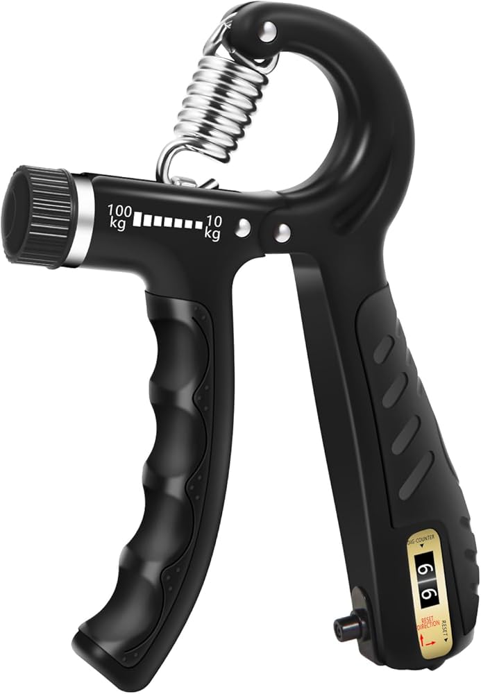 Amazon | 強化版 握力トレーナー 10-100kg 負荷調整可能 ハンド