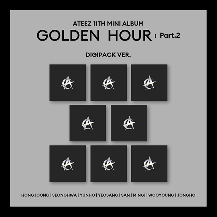 Amazon.com: ATEEZ GOLDEN HOUR : Part.2 11th Mini Album - Digipack