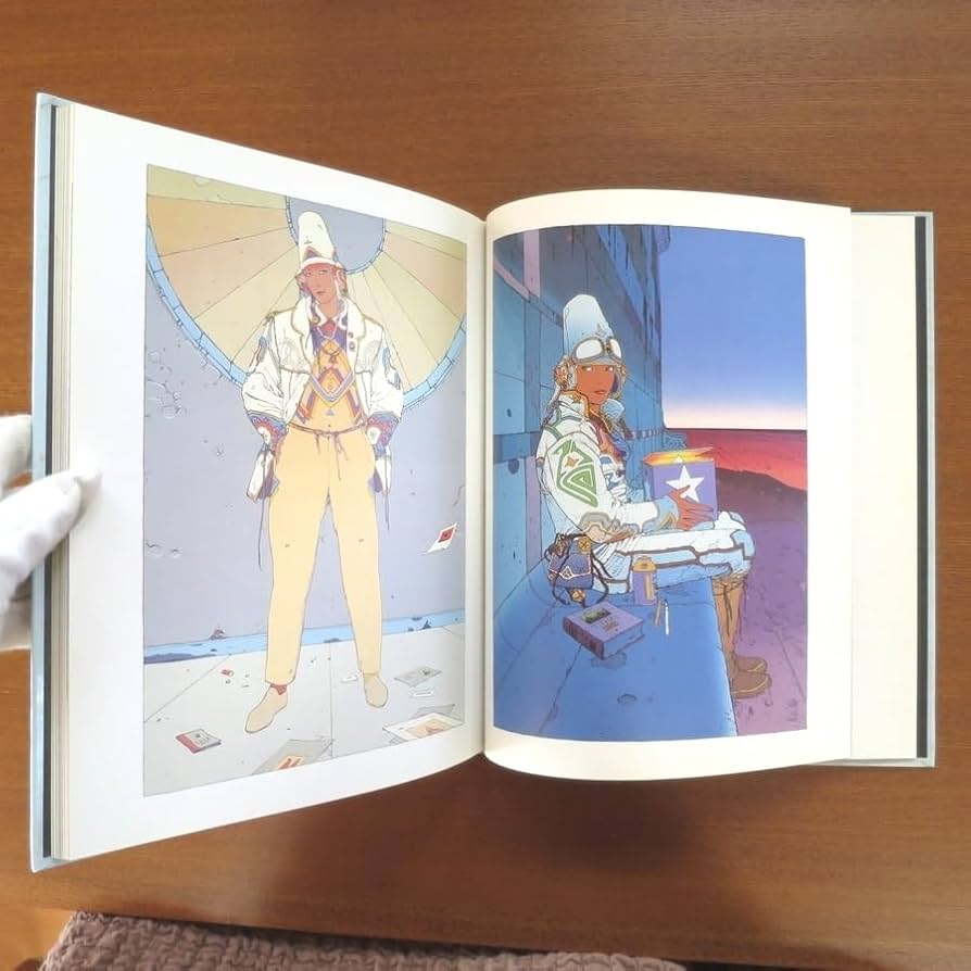 MOEBIUS メビウス CHRONIQUES LLIQUES 本 画集 ☆Chroniqueslliques