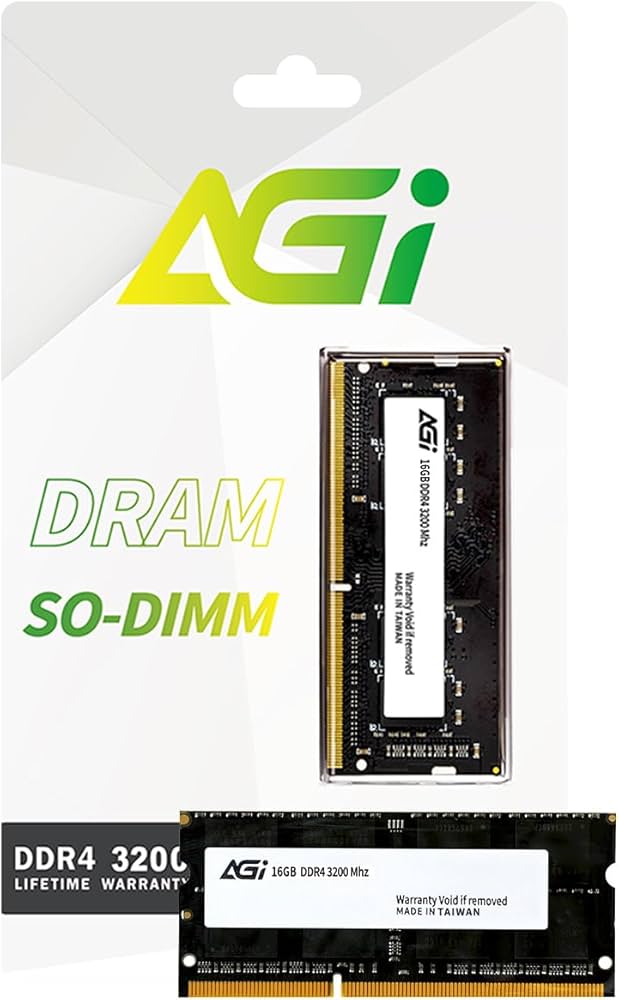 Amazon.co.jp: AGI ノートPC用メモリ DDR4 3200MHz 16GB×1枚(16GB) SO