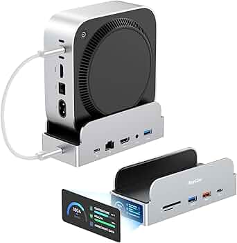 Amazon.com: RayCue SmartDock Pro for Mac mini M4 Dock Stand with M