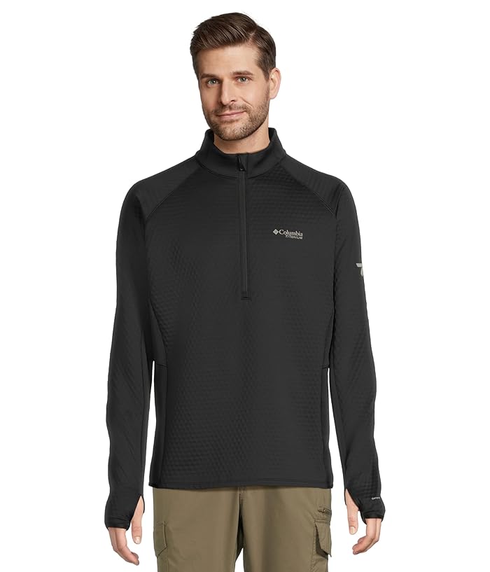 Men's Columbia Crystal Leaf Omni-Heat Helix Half Zip | Zappos.com