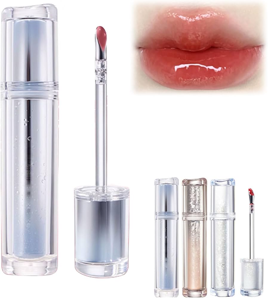 Amazon.com : Ice Watery Lip Gloss, Mirror Tea Jelly Light Lip