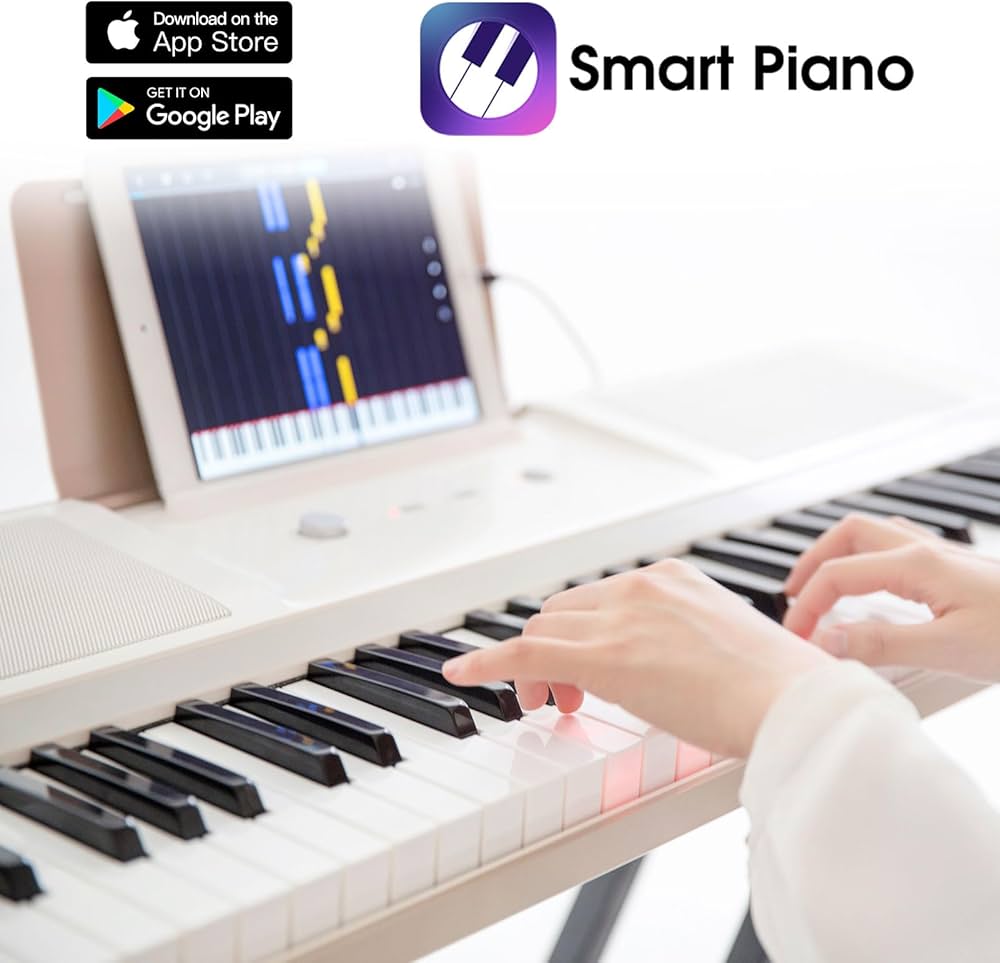 The ONE Smart Piano Light Keyboard 61 Key, Electronic Keyboard