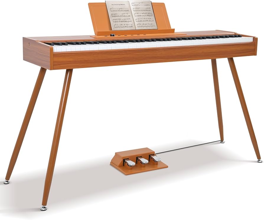 Amazon.com: KEYIVOX 88 Key Full Weighted Electric Piano Keyboard
