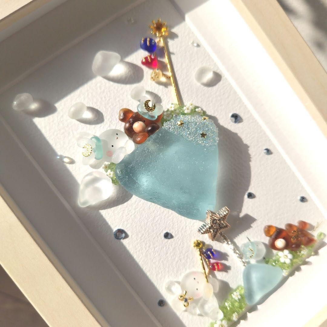 4種のカクテル シーグラスアート『 端午の節句.。.:*カクテル』