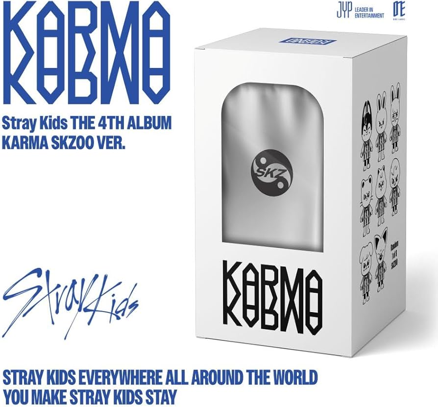 Amazon.com: Stray Kids 4th Full Album [KARMA] SKZOO Random Version