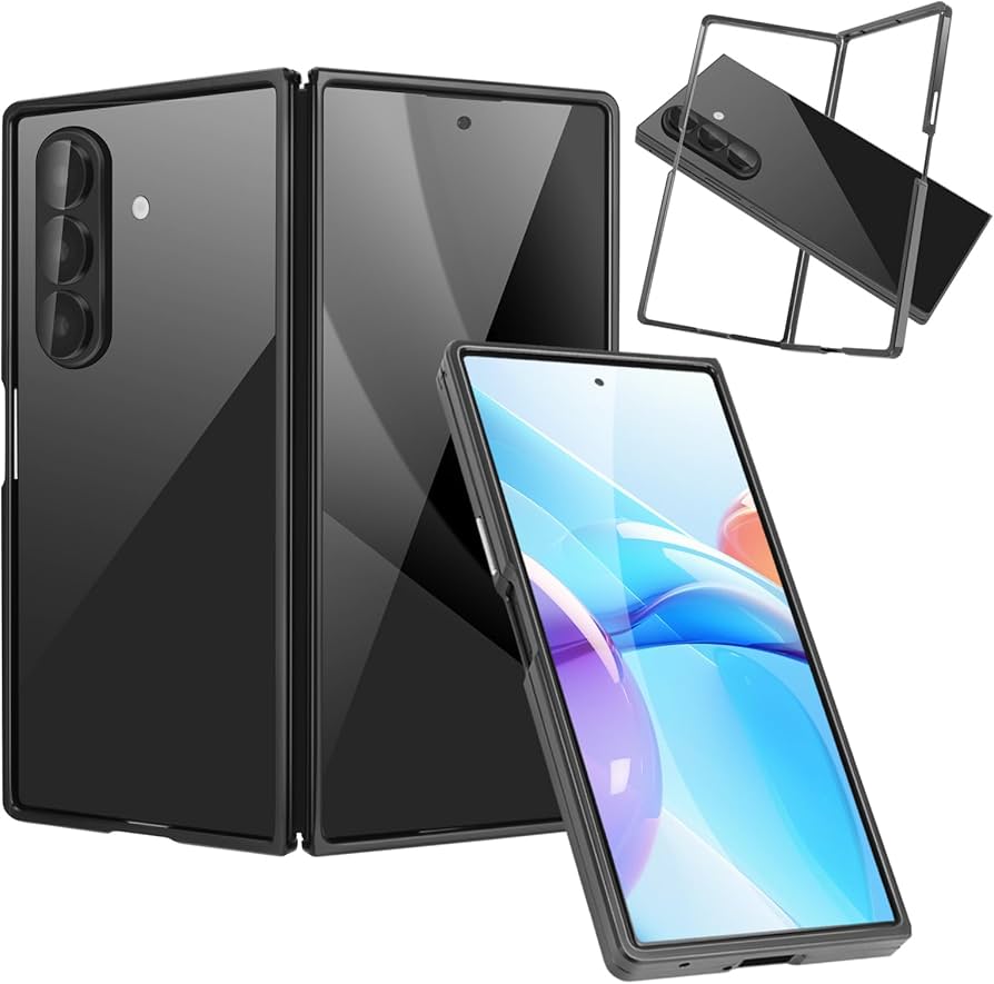 Amazon.co.jp: Pefimt Samsung Galaxy Z Fold 7用 バンパーケース 背面