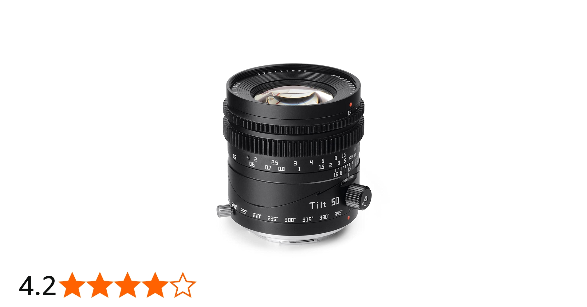 Amazon.co.jp: TTArtisan Tilt 50mm F1.4 E-Mount Single Focus Lens