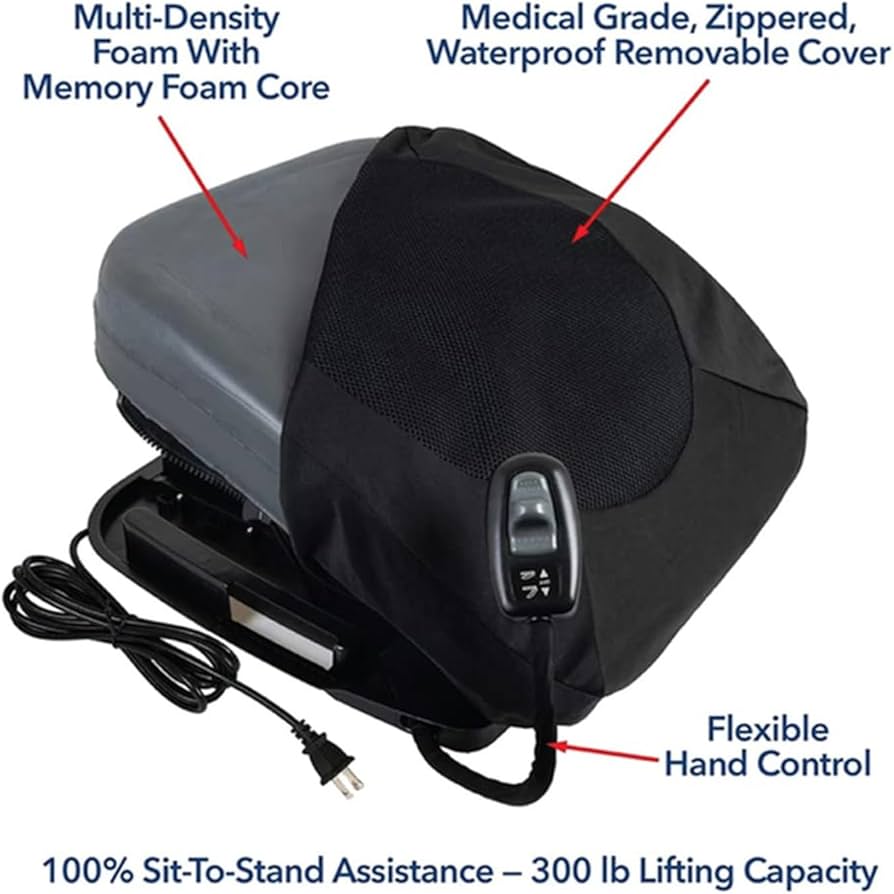 Amazon.co.jp: 電動昇降シート補助クッション、立ち座りを補助する