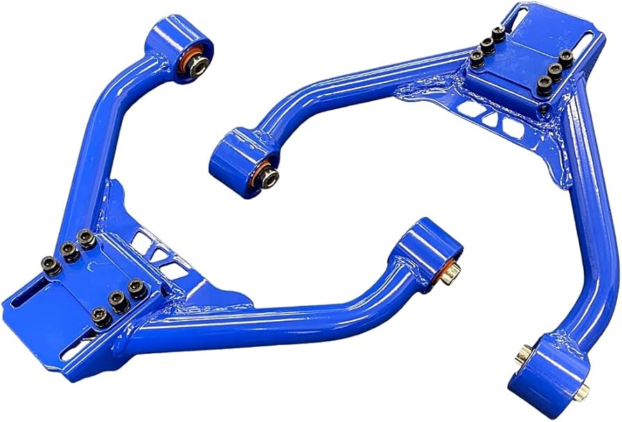 Amazon | フロント アッパーアーム ブルー ローダウン時のキャンバー