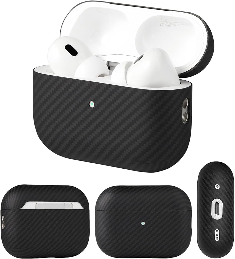 Amazon | AirPods Pro3 (第3世代) 専用 100%アラミド繊維製 保護ケース