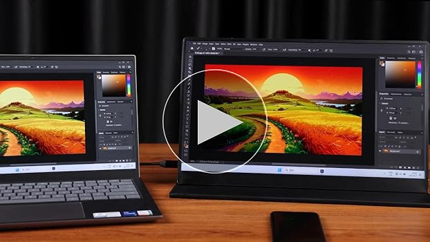 Amazon.co.jp: EVICIV QLED モバイルモニター 18.5インチ 4K 人気