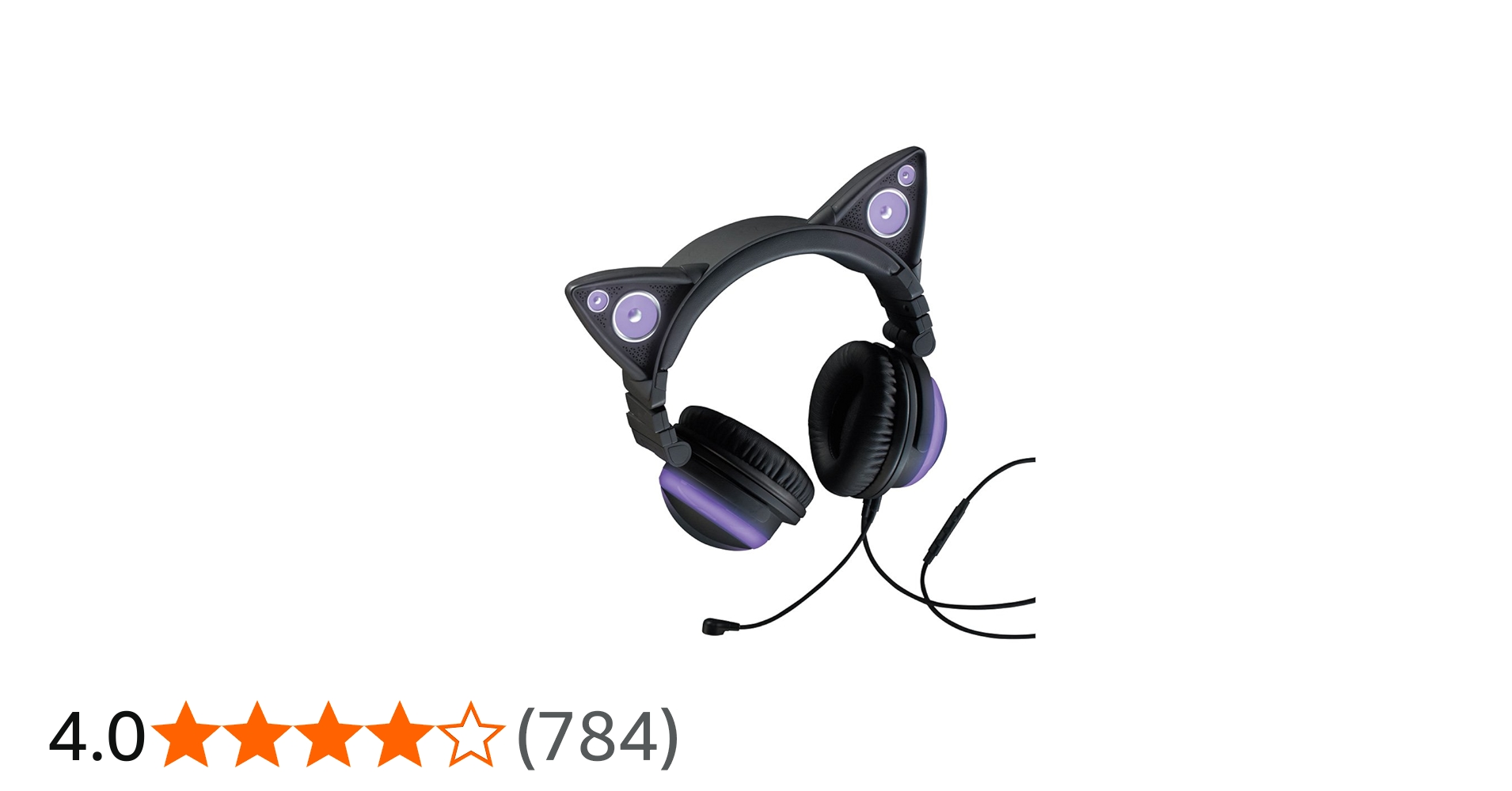 Amazon.co.jp: LED付き 高機能 ネコ耳ヘッドフォン 『AXENT WEAR』 Cat