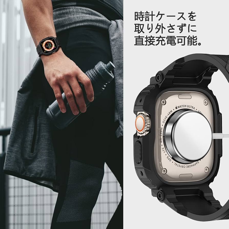 Amazon.co.jp: バンド ケース コンパチブル Apple Watch Ultra2/Ultra