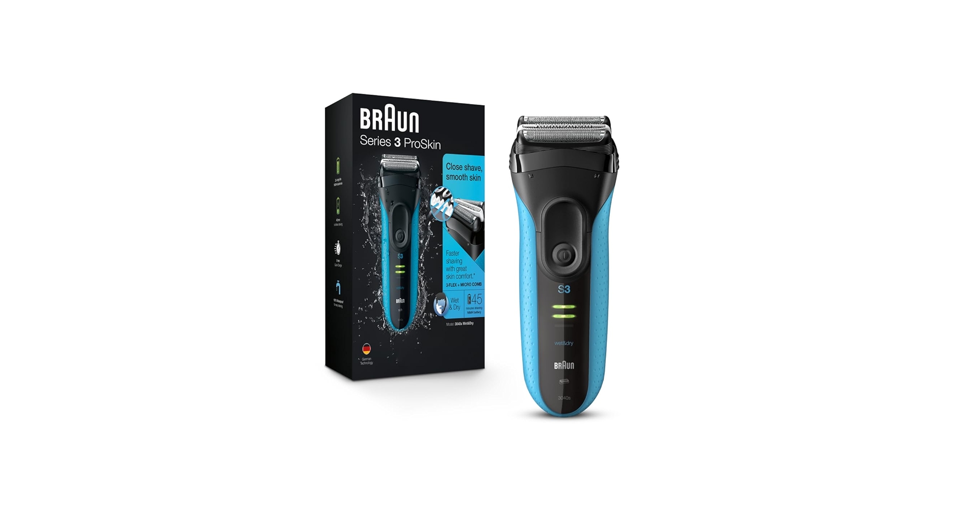 Amazon.com: Braun Electric Series 3 Razor with Precision Trimmer