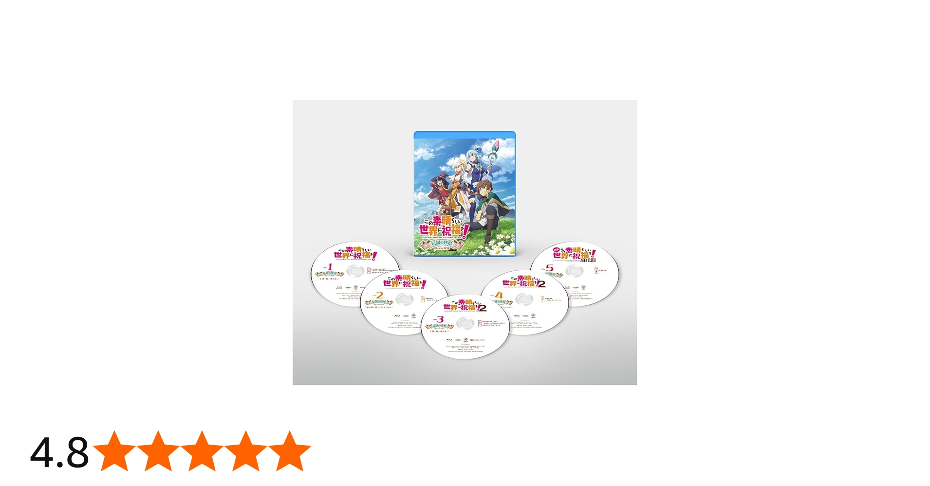 Amazon.co.jp: この素晴らしい世界に祝福を！ 伝説の序章 Blu-ray BOX