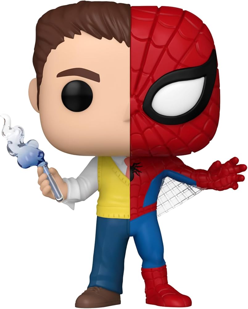 Amazon.com: Funko POP Marvel: Split - Spider-Man - Spider-Man