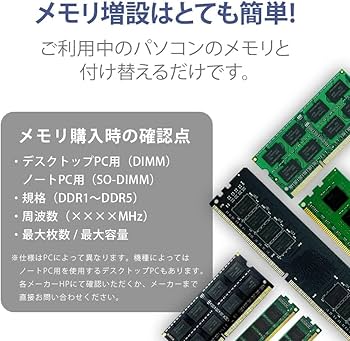 Amazon.co.jp: WINTEN デスクトップPC用 メモリ DDR5-5600 16GB 288Pin