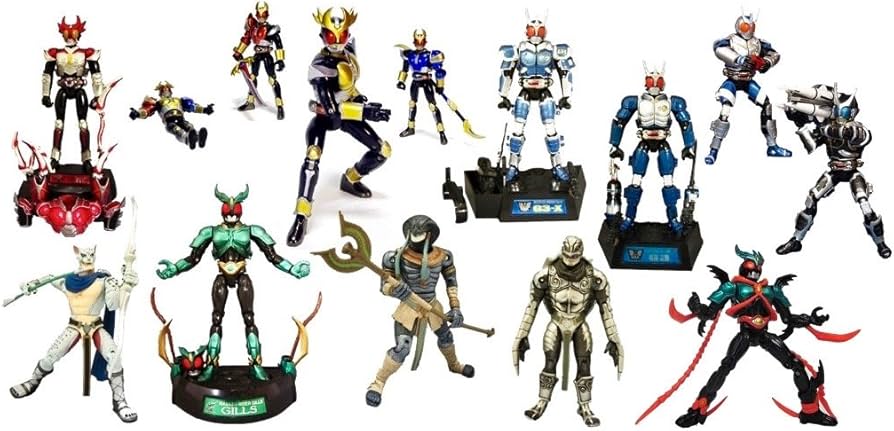 Amazon.co.jp: 装着変身 仮面ライダーアギト 8種＆3怪人セット : おもちゃ