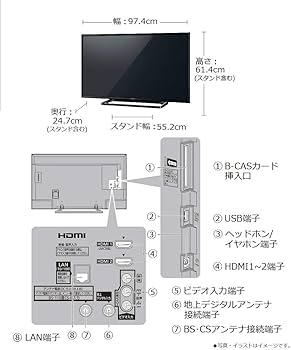 Amazon | パナソニック 43V型 液晶テレビ ビエラ TH-43E300 フル