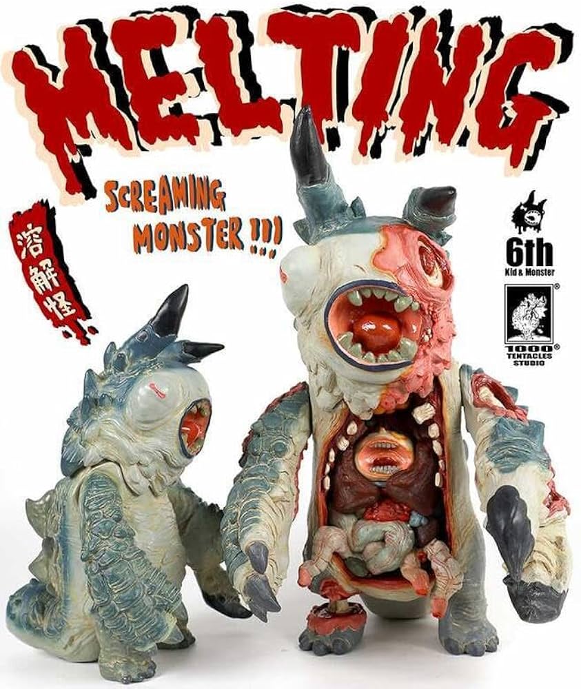 Amazon.co.jp: 1000Tentacles Studio MELTING SCREAMING MONSTER 未