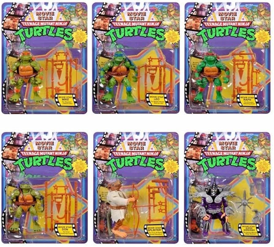 Amazon.com: Teenage Mutant Ninja Turtles TMNT Movie Star Action