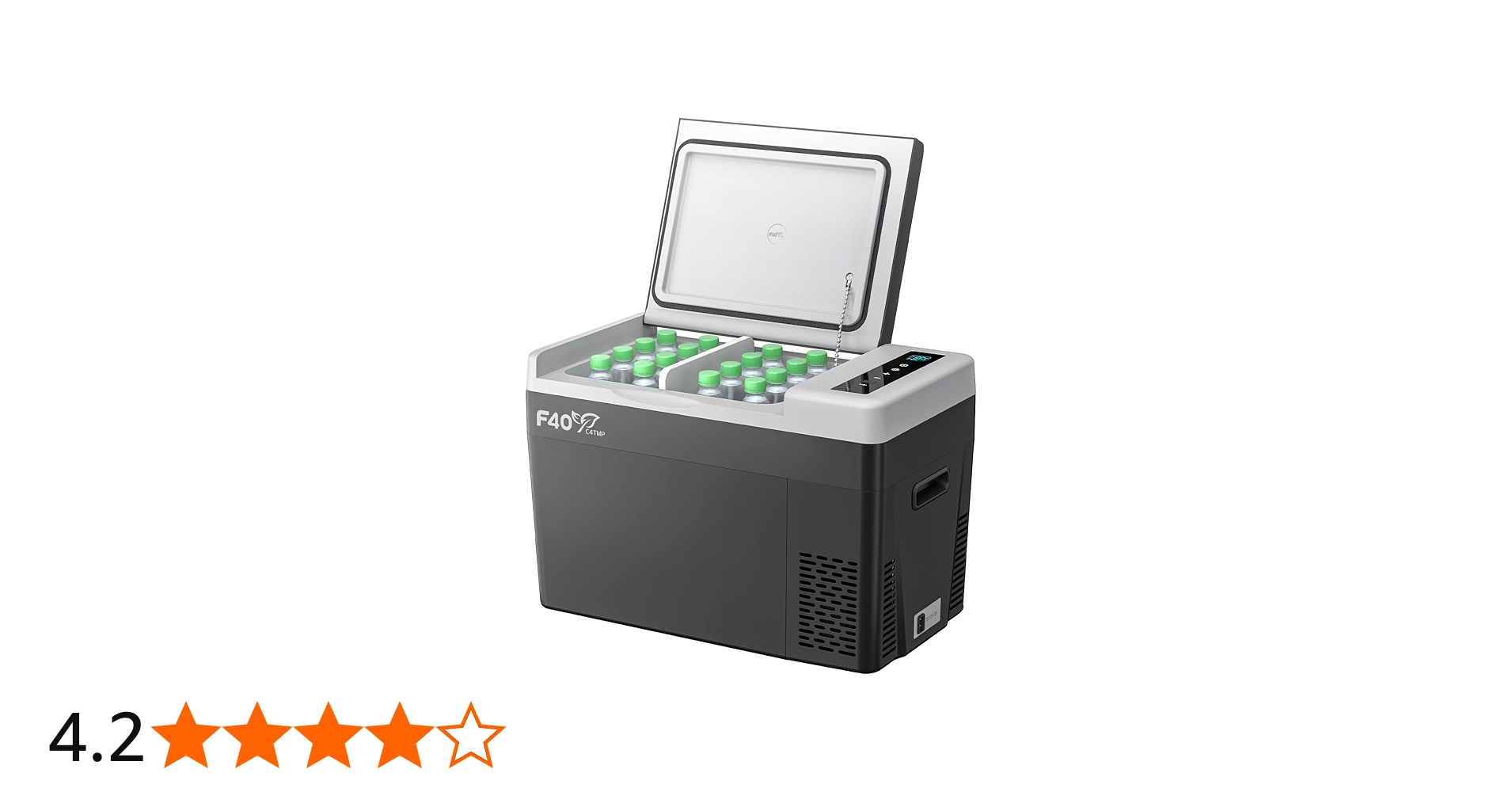 Amazon.co.jp: F40C4TMP ポータブル冷蔵庫 車載冷蔵庫 28L -22℃～10