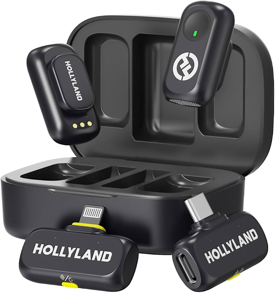 Amazon.com: Hollyland (Lark A1 Combo) Wireless Microphone (Space