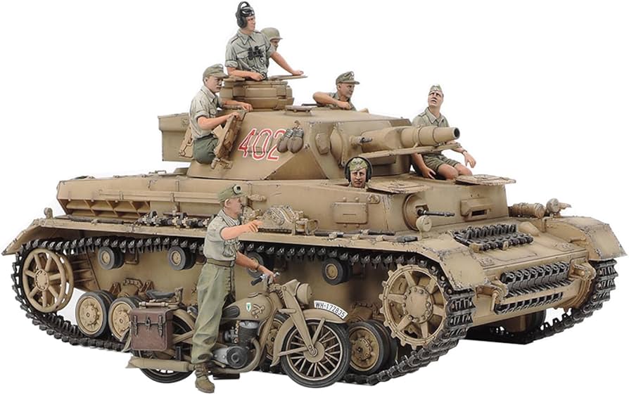 Amazon.com: TAMIYA 1/35 German Tank Panzerkampfwagen IV Ausf.F