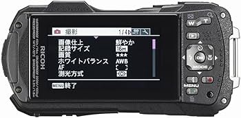 Amazon | RICOH 防水デジタルカメラ RICOH WG-50 ブラック 防水14m耐