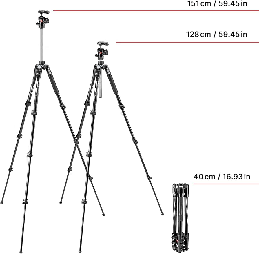 Amazon.com : Viitech Imaging Manfrotto Tripod, Befree Advanced