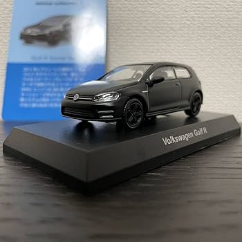 Amazon | 京商1/64 Volkswagen Golf R Matte Black Secret/ミニカー