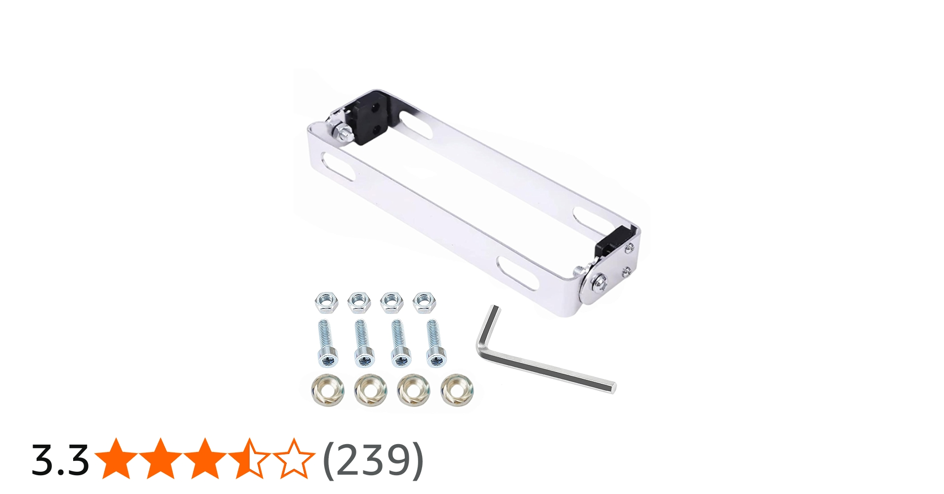 Amazon | DFsucces バイク用 ナンバープレート ブラケット ステンレス