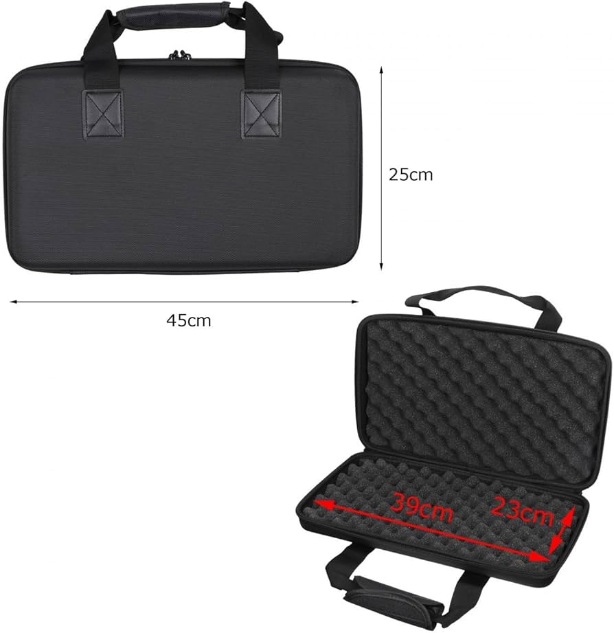 Amazon.co.jp: DJ 機器ケース EVA ハードケース 音響機器バッグ 軽量