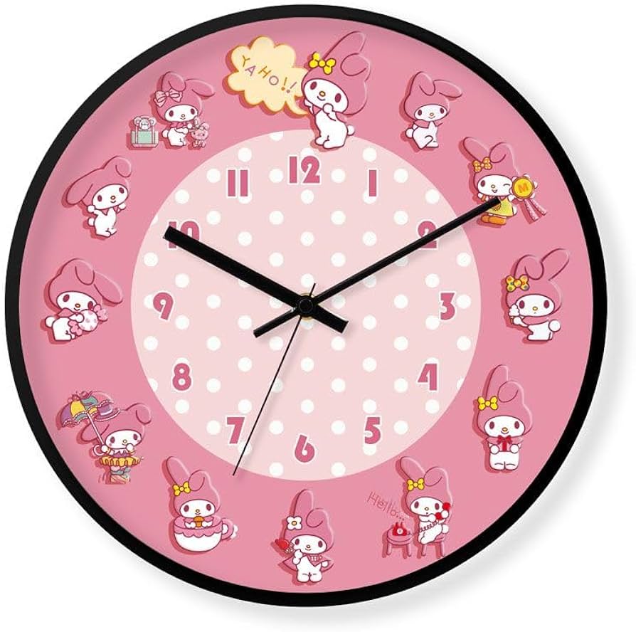Amazon.co.jp: マイメロディ 掛け時計 目覚まし 壁掛け アナログ