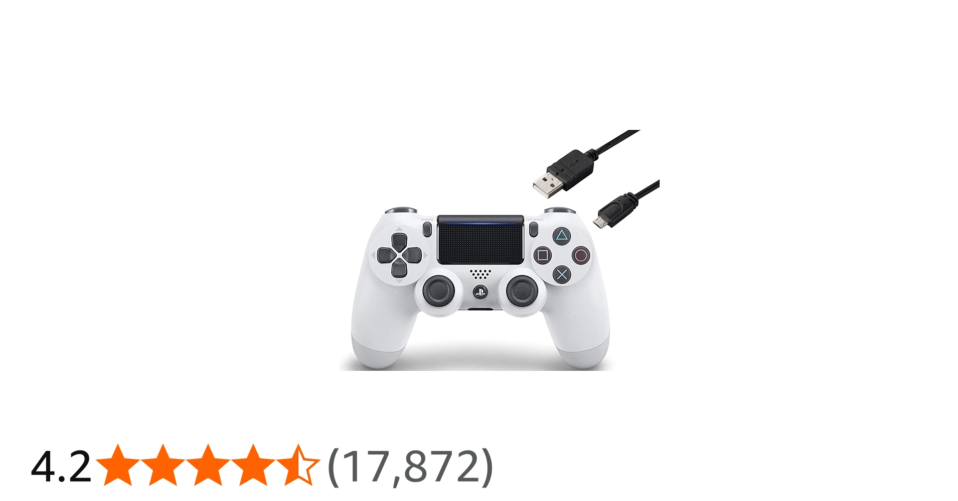 Amazon | 【純正品】ワイヤレスコントローラー (DUALSHOCK 4) グレイ