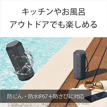 Amazon.co.jp: ソニー ワイヤレススピーカー SRS-XE200 :防水 IP67