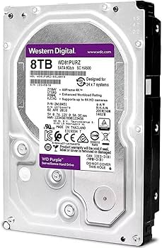 Amazon.com: Western Digital 8TB WD Purple Surveillance Internal