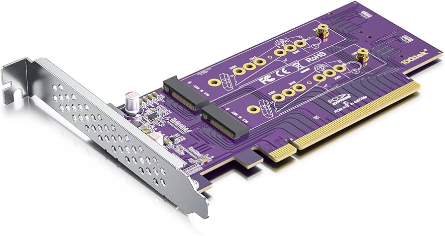 Amazon.co.jp: PCIe 3.0 - NVMe (4) M.2 アダプター M.2 (M Key) SSD
