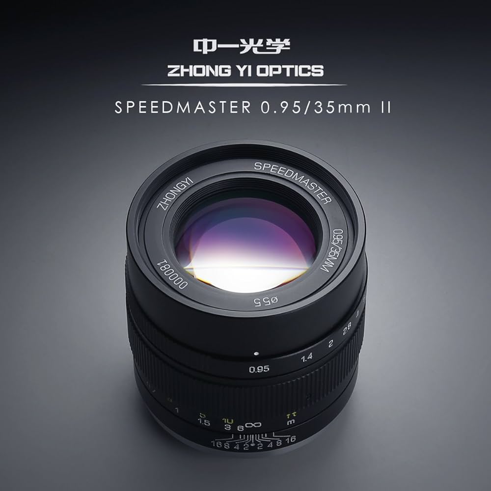 Amazon.co.jp: 中一光学(ZHONG YI OPITCS) 単焦点レンズ SPEEDMASTER