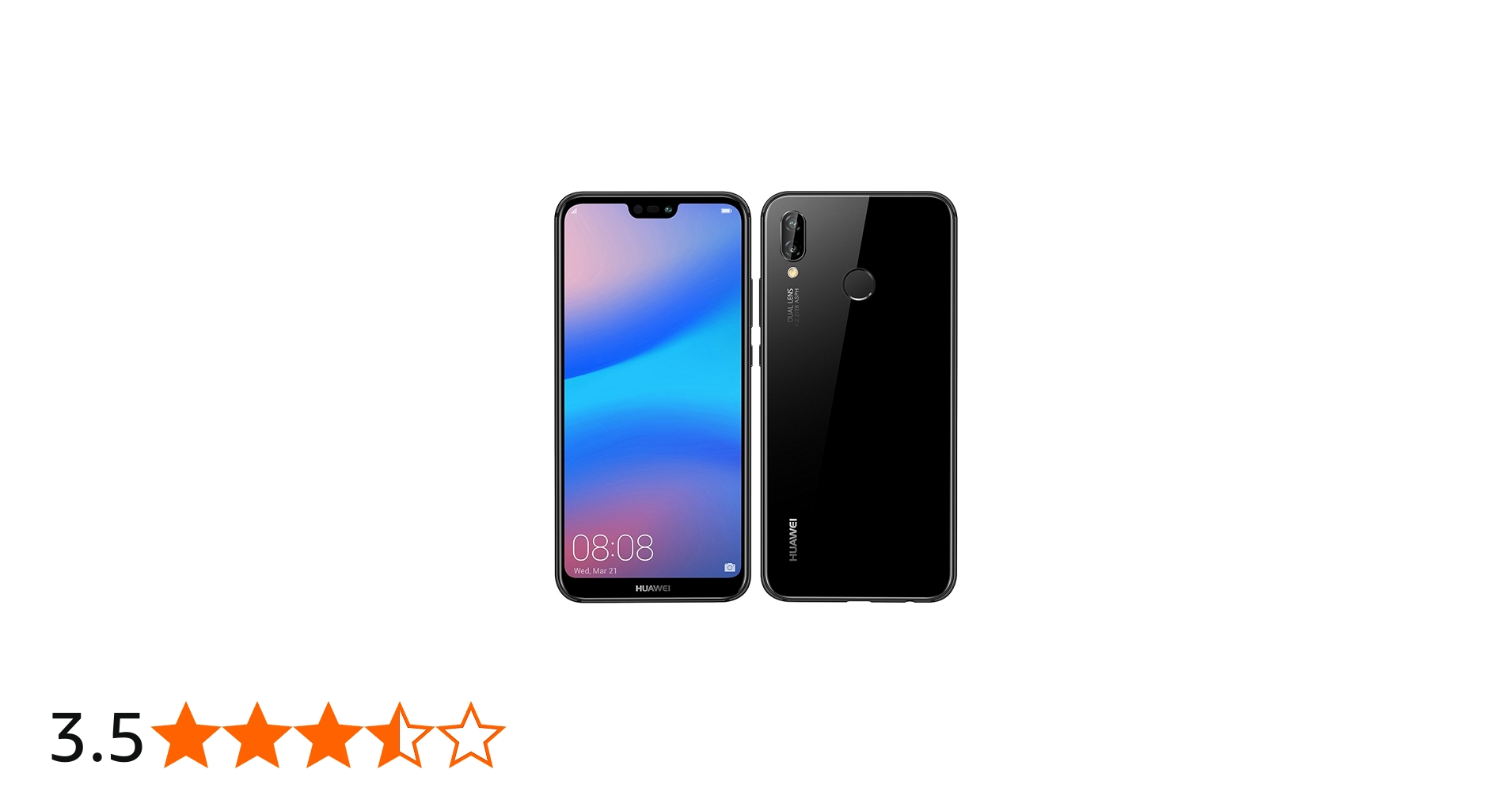 Amazon | P20lite/MidnightBlack [HUAWEI P20 lite/51092NAH] | HUAWEI