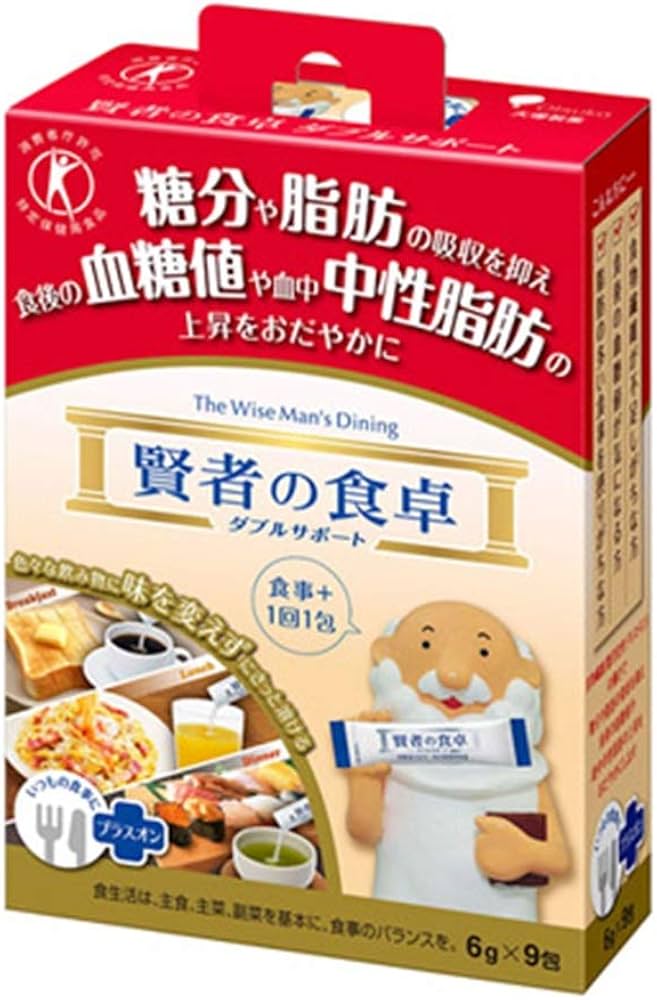 Amazon.co.jp: 大塚製薬 賢者の食卓ダブルサポート6gx9包 [特定保健用